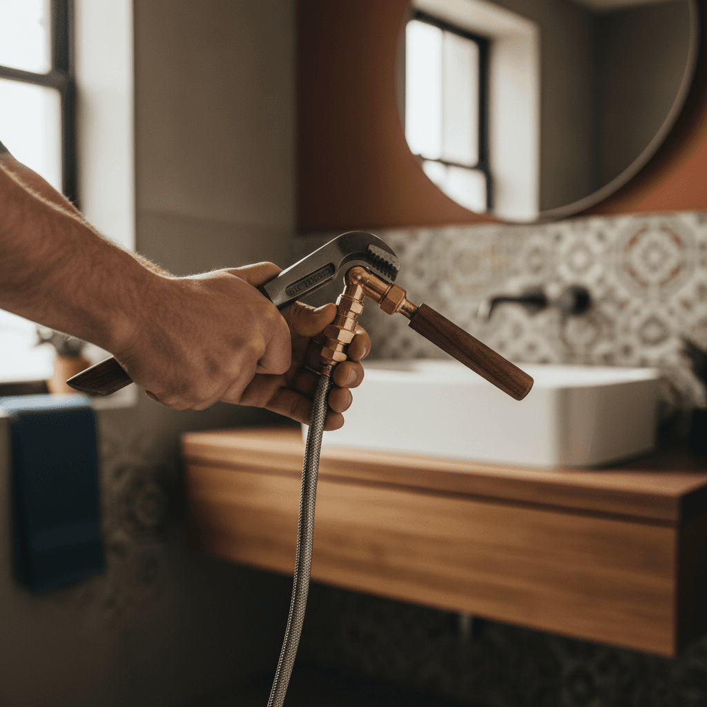 Handwerker bei Qualitätsarbeit